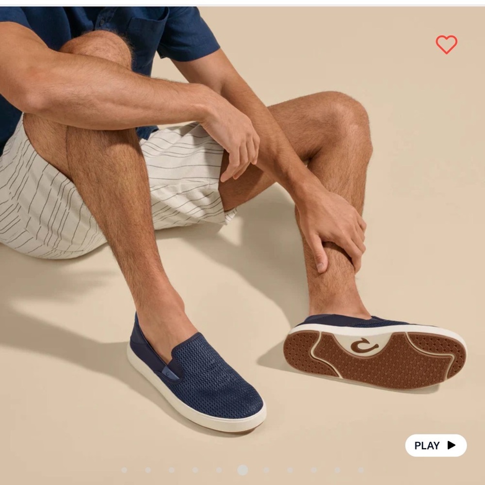 Olukai Lae‘ahi Men’s Breathable Slip-On Shoes sz 13